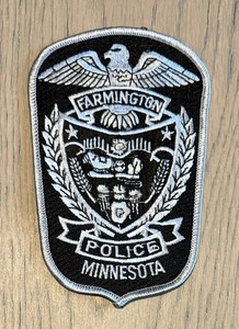 MN Minnesota Farmington Police Tactical Unit SWAT subdued patch