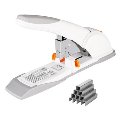 Amazon Basics E0486 Heavy Duty Stapler 130 Sheets 1000 Staples White