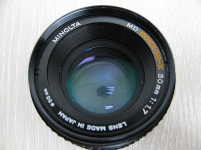 Minolta MD 50mm f1.7 Rokkor X Lens  Minolta MD Mount     #3382