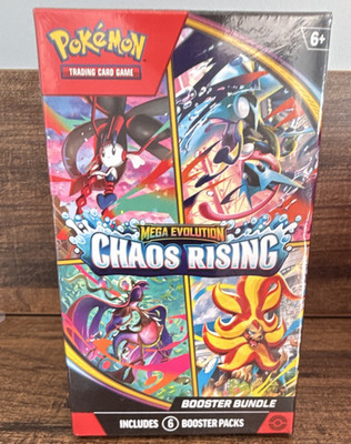 Pokémon TCG Mega Evolution: Chaos Rising Booster Bundle Box 6 Packs English 2024