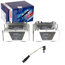 BOSCH BREMSBELÄGE + WARNKONTAKTE VORNE passend für MERCEDES S-KLASSE W220 C215