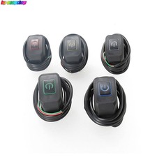 5pcs/set Motorcycle LED Light Switch Button 22mm Handlebar Switch Self-locking