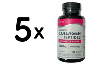 5 X Neocell Super Collagen + Vitamin C & Biotin - 180 Tabs (122,21 Eur/Kg)