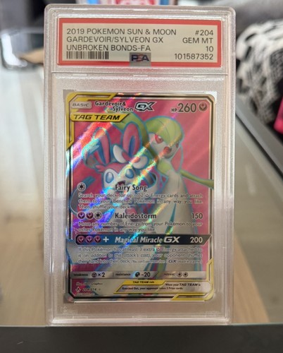 Gardevoir & Sylveon-GX graded PSA 10 for sale on eBay