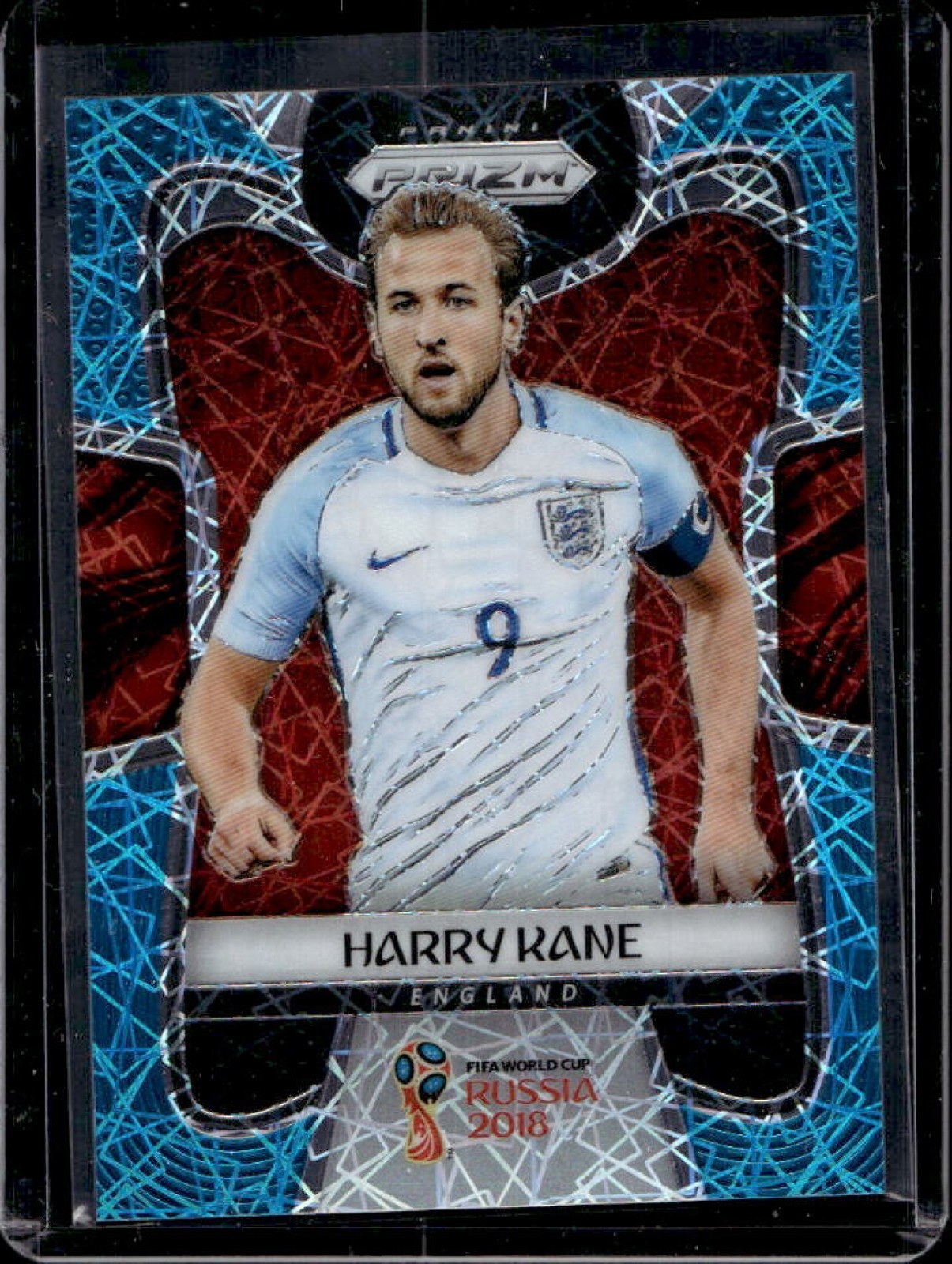 2018 Prizm World Cup Harry Kane Light Blue Lazer #63/125 England