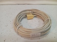 Leviton Ivory 25 Ft Extension Cord 6-Wire RJ14 RJ11 Phone Line C2606-25I