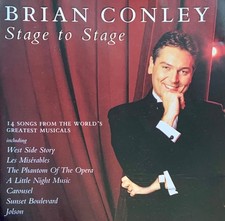 Brian Conley Stage To Stage (1277) 14 Track CD Album plus Picture Sleeve Telsta