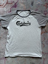 Carlsberg Organic Cotton Raglan T-Shirt Size Large EUC