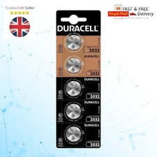 Duracell CR2032 3V Lithium Coin Batteries Pack of 5 - Free Delivery.