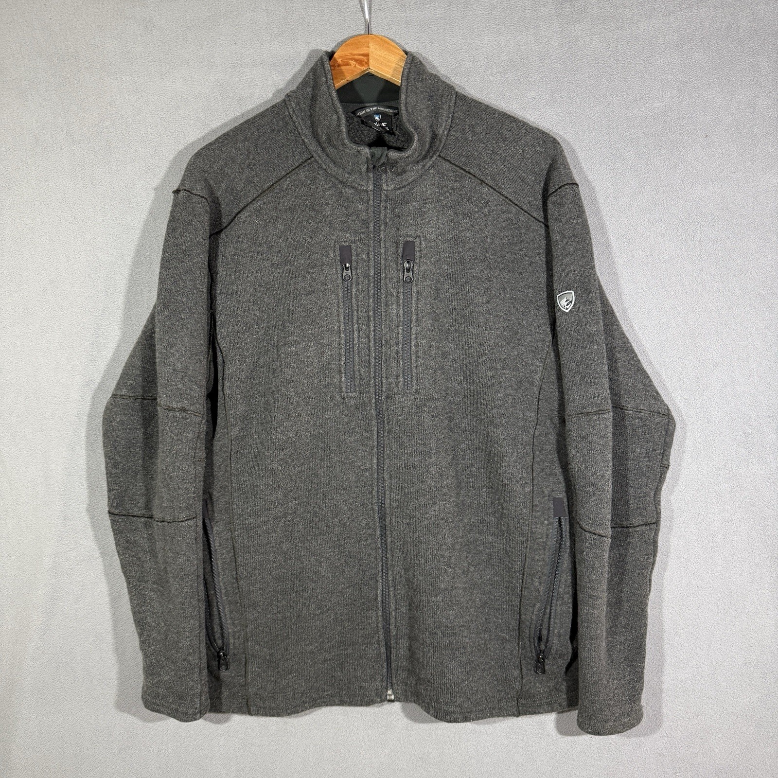 Kuhl Interceptr Jacket Size XL Alfpaca Fleece Ooutdoor Hiking Camping Athleisure