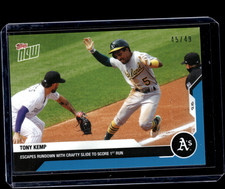 Tony Kemp - 2020 MLB Topps Now #271 Blue 45/49 Parallel Oakland Athletics