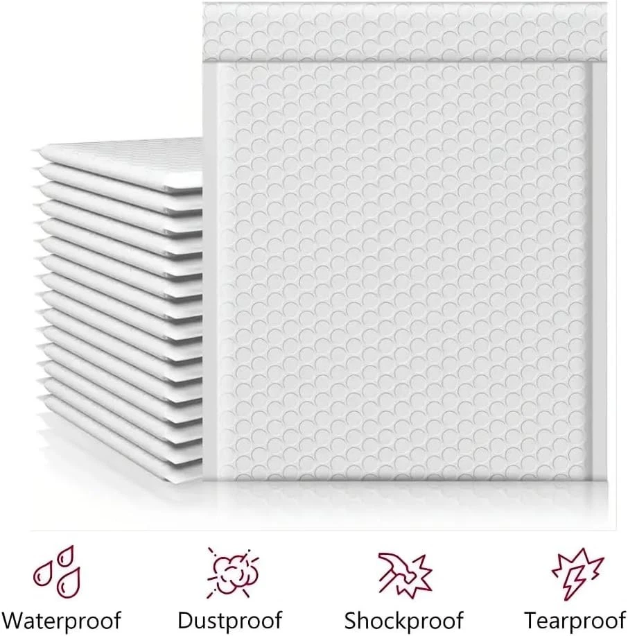 All Sizes 1-500 Poly Bubble Mailers Padded Envelopes Shipping Mailing Bags - Image 4 of 4