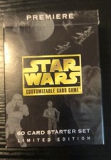 Star Wars Card Game Premiere Limited Edition 60 Card Start Set Mint Condition