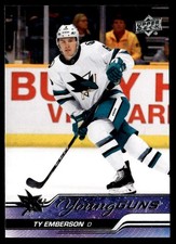 2023-24 Upper Deck Young Guns Ty Emberson Rookie San Jose Sharks #460