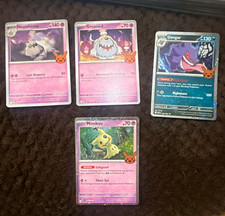 Pokemon TCG Paldean Fates Holo Promo Houndstone/Greavard/Gengar/Mimikyu 4