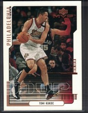 2000-01 Upper Deck MVP - Toni Kukoc #128 Philadelphia 76ers