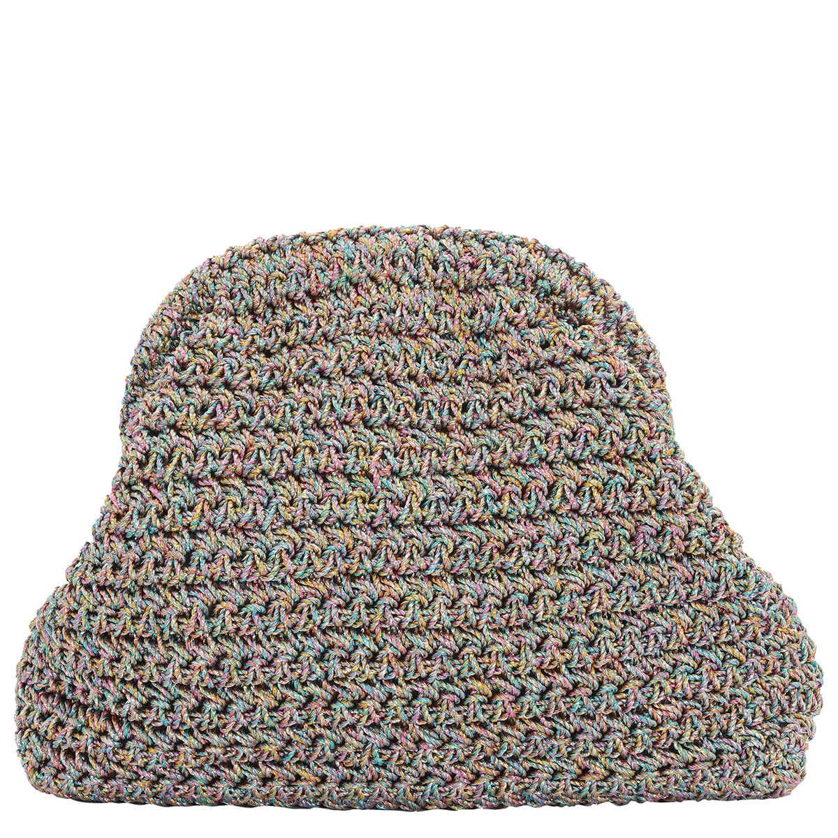 Maria La Rosa Rainbow Ladies Mini Game Metallic Crochet Clutch AWB2221 MLR 31790₽