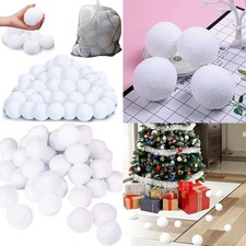 Bola de juguete de nieve bolas de nieve falsas bola de nieve artificial fiesta árbol de Navidad decoración