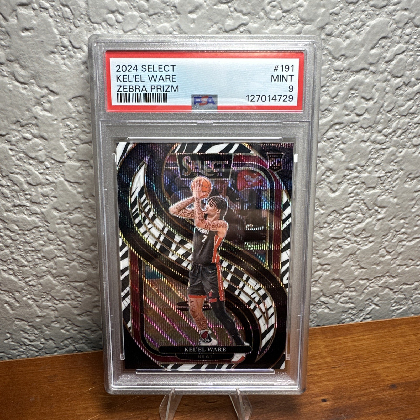 2024-25 Select Kel’el Ware Zebra RC #191 Psa 9