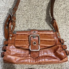Dolce & Gabbana brown snakeskin shoulder bag ...