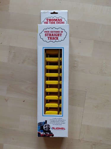 MOTOR TANQUE LIONEL BRITT THOMAS AMARILLO CURVO PISTA CAJA DE 4 NUEVO EN CAJA 8-82014 | Condition: New