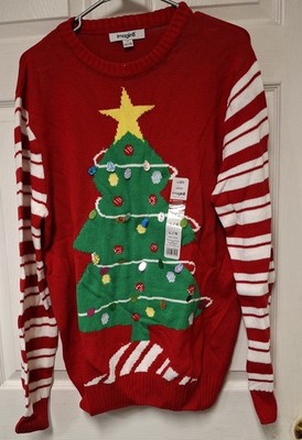 Imagine8 Christmas Tree Sweater Size L, New