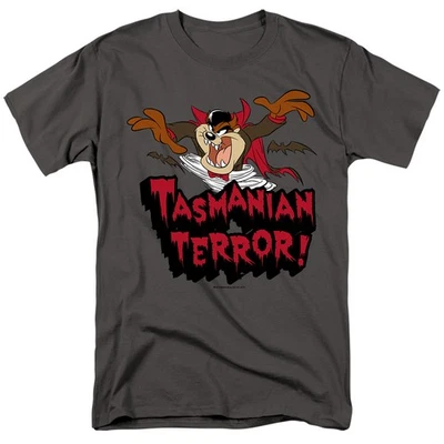 Looney Tunes - Taz Terror - T-Shirt À Manches Courtes Unisex Adulte - Gris - Photo 1/2