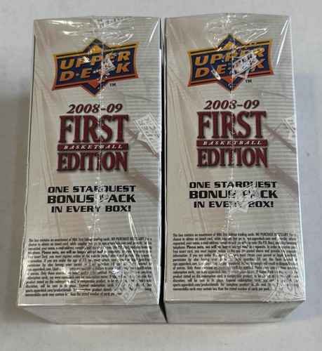 2008/09 Upper Deck First Edition Basketball Factory Sealed Retail Box StarQuest - Picture 2 of 6
