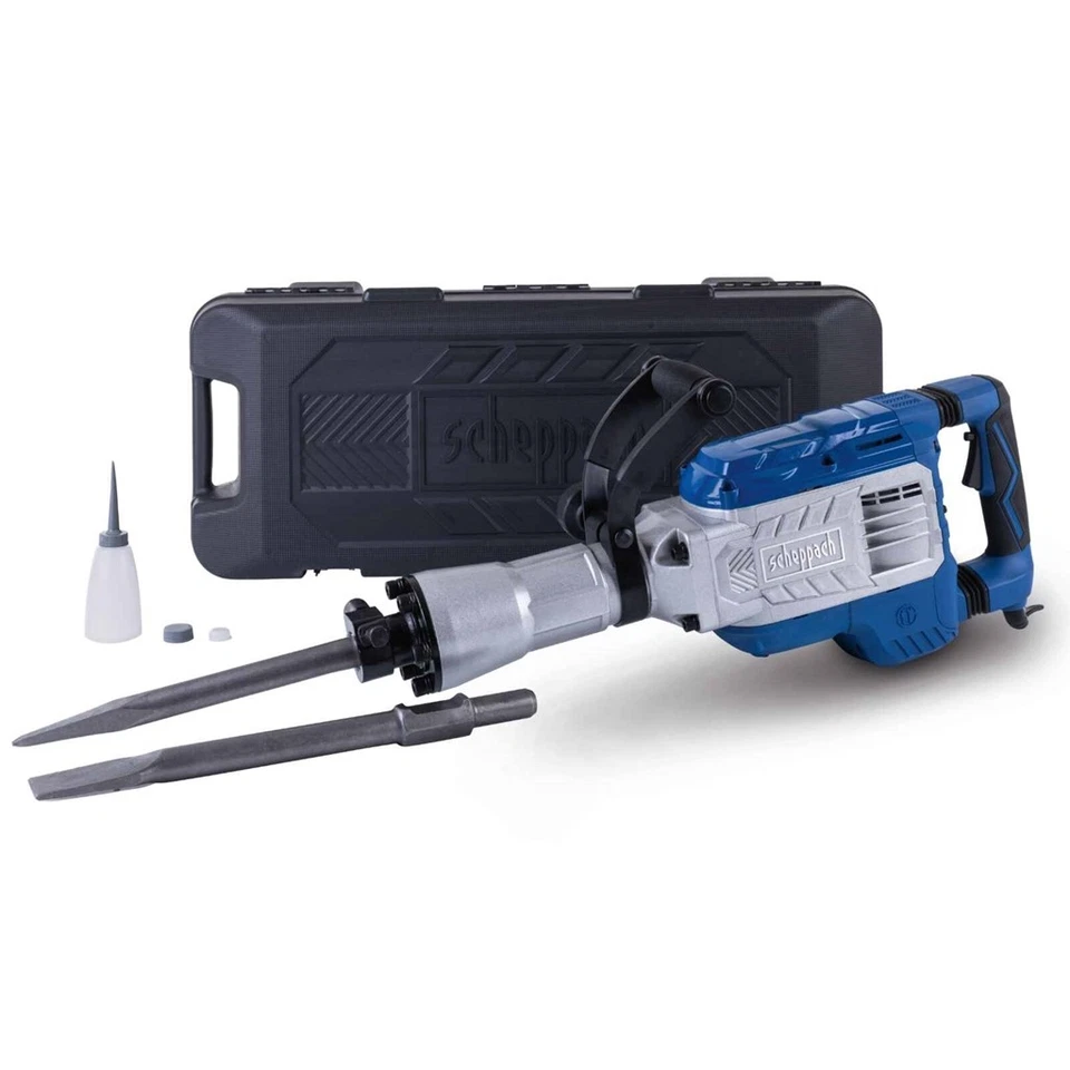 Scheppach Elektro Abbruchhammer AB1900 Spitzmeißel Flachmeißel & Koffer |1900W - Bild 2 von 4