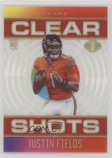 2021 Panini Illusions Clear Shots Red 61/149 Justin Fields #CS-19 0nr3