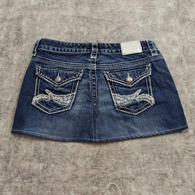 Maurices Y2K Jeansrock Minirock M 2000s Low Waist 