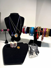 Kids Play Fashion Jewelry Mixed Lot Necklaces Bracelets Bangles Earrings Ring
