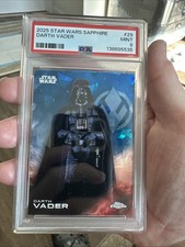 2025 STAR WARS SAPPHIRE #29 DARTH VADER POP 1 PSA 9