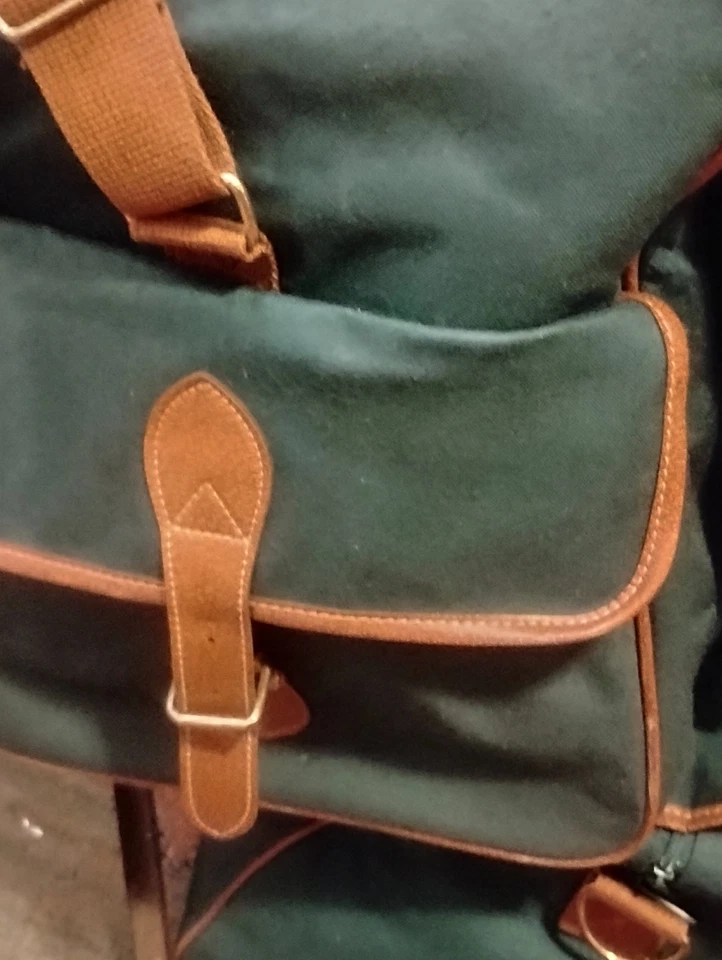 RALPH LAUREN VTG GREEN TRAVEL BAGS LOT 4PC - Image 4 of 4