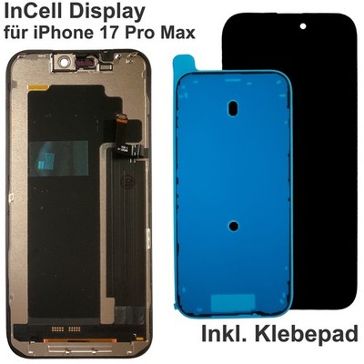 Bildschirm Display Für iPhone 17 Max Pro LCD InCell Display Schwarz Black