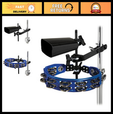 Tambourine  Cowbell Set with Mount Kit - Perfect for Drumming  Music Enthusias