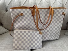 Louis Vuitton Neverfull Tote Bag Damier Azur ...