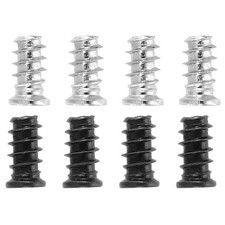 60Pcs M5 x 10mm Phillips Head Computer Case Fan Screws Kit, Silver/Black