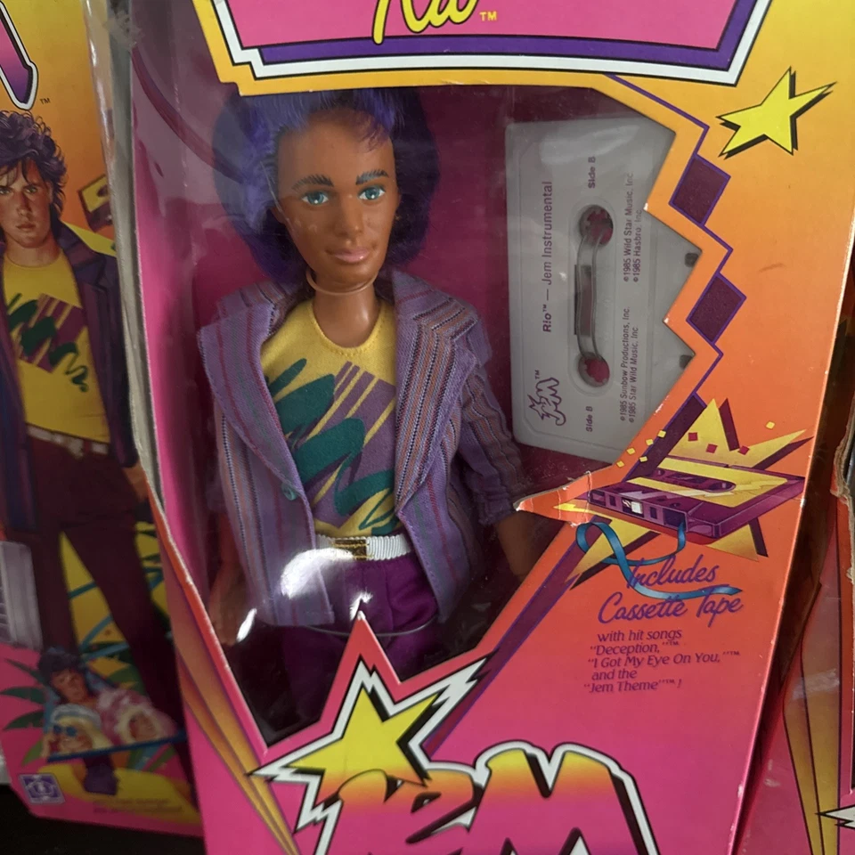 Muñecas Jem & The Holograms 1986 Jem/Jerrica & Rio -lote de 2- Foto 2 de 4