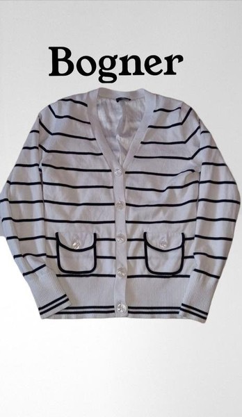 Women Bogner Sweater Black Cotton S