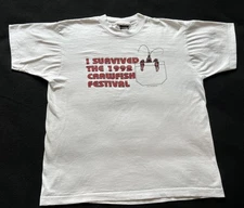 Vintage Screen Stars 1992 Crawfish Festival  T Shirt Single Stitch size XL