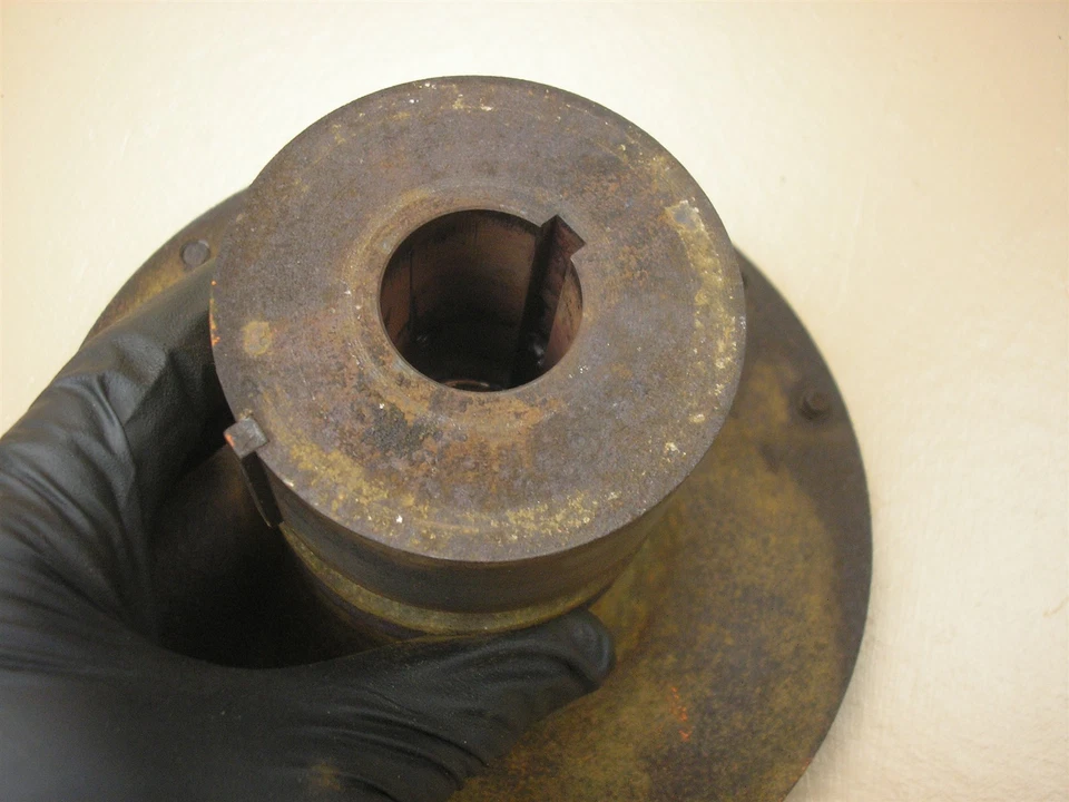 Polea de volante embrague de 2 ranuras estilo temprano tractor económico 12 hp 14 hp Foto 2 de 4