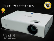 Sony VPL-EX255 3LCD Projector 3300 ANSI Professional 4k HDMI USB w/Remote