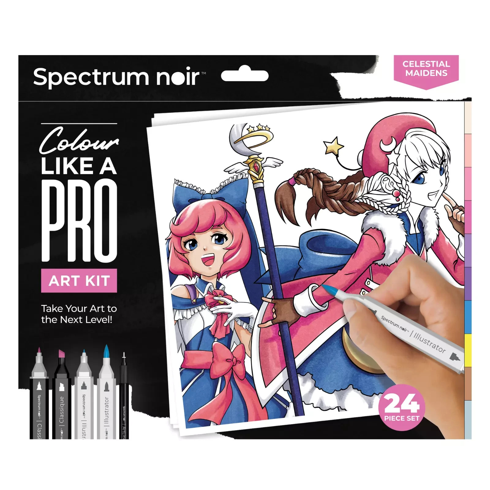 Spectrum Noir - Celestial Maidens - 24 Piece Pro Colour Art Kit