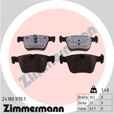 ZIMMERMANN Bremsbelagsatz Scheibenbremse rd:z 24180.970.1 f&uuml;r W221 KLASSE C216