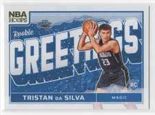 #18 Tristan da Silva 2024-25 Hoops Rookie Greetings RC Orlando Magic