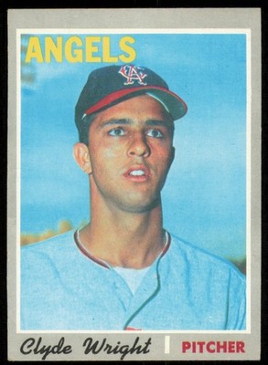 1970 TOPPS CLYDE WRIGHT CALIFORNIA ANGELS #543 EX-EXMT