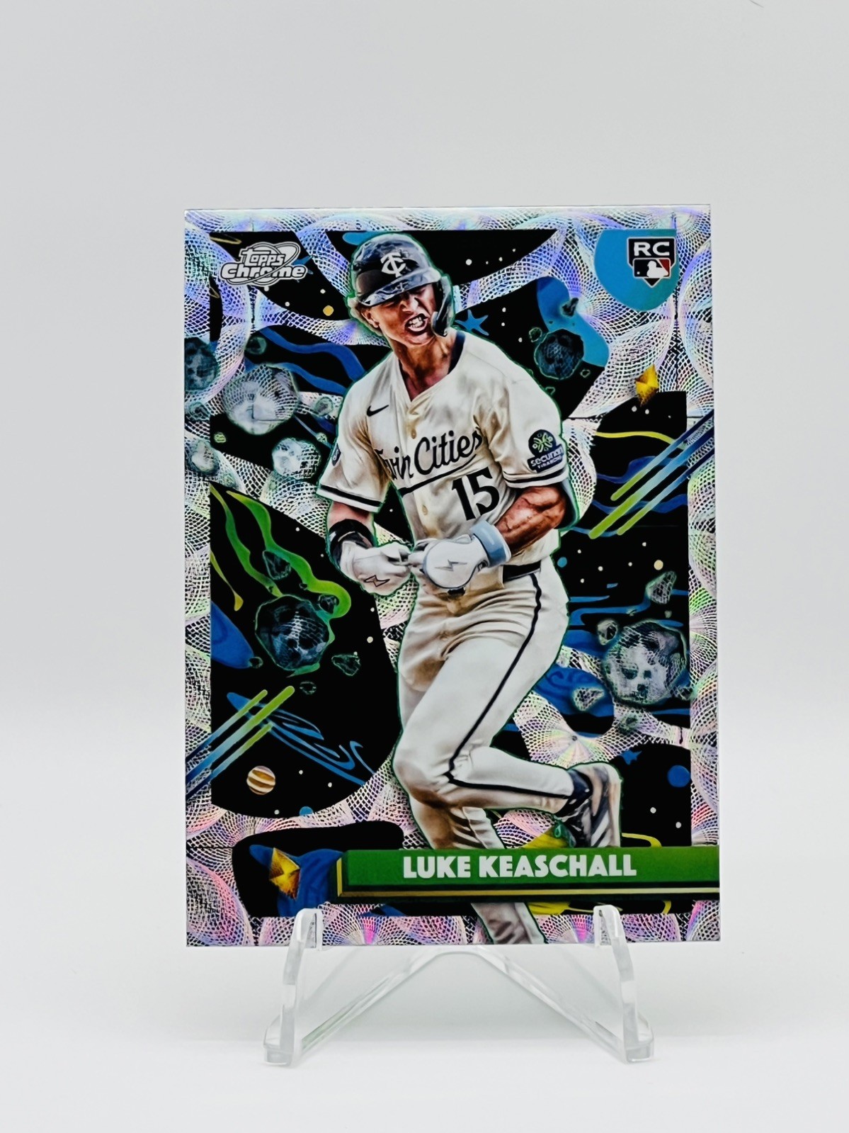 2025 Topps Chrome Cosmic - Luke Keaschall -  Nucleus Refractor - #153