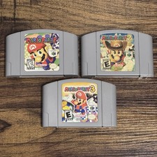 Mario Party 1 2 3 trilogy 1-3 Nintendo 64 N64  Game Cartridges Authentic OEM
