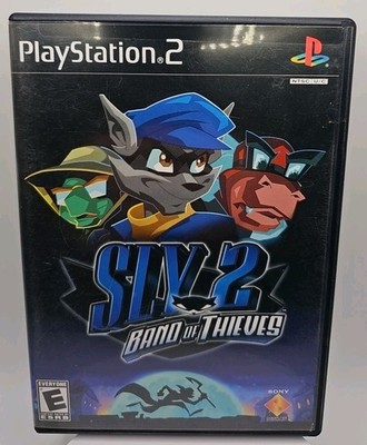 Sly 2 Band of Thieves (Sony PlayStation 2, 2004) PS2 Black Label CIB With Manual